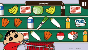 クレヨンしんちゃんお手伝い大作戦ゲーム画面