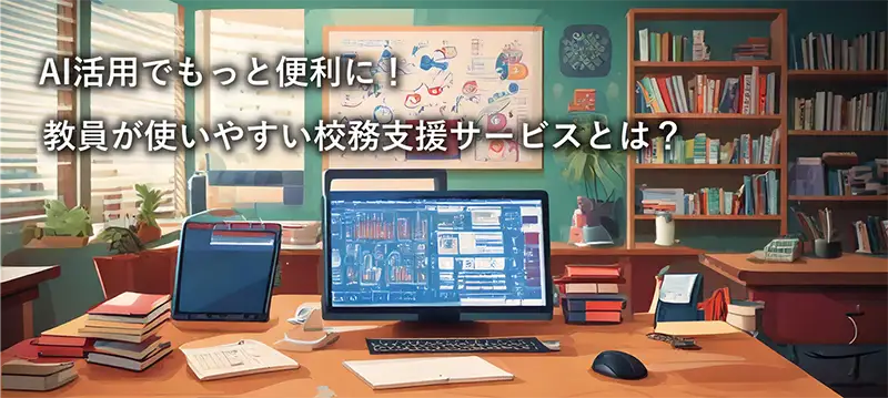 AI活用でもっと便利に！教員が使いやすい校務支援サービスとは？